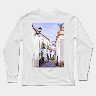 Calle Calvo Sotelo, Laujar de Andarax Long Sleeve T-Shirt